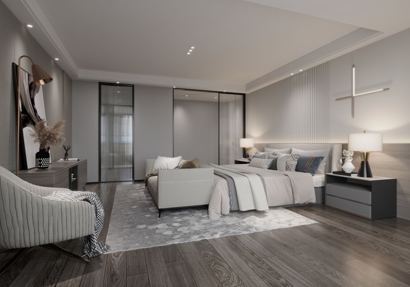 Elegant Hardwood in Bedroom